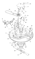 Page B Diagram and Parts List for 13B-325-401 2000 Yard Man Lawn Tractor
